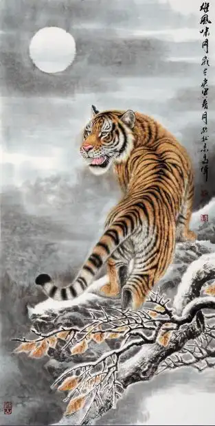 高伟中国当代虎画领域的开拓者