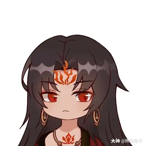 烤兔腿子:画了一组阿修罗的表情包头像~#皋月邀约##我是原创者##已趑