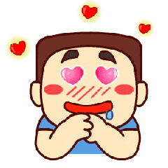卡通花痴流口水红心gif动图_动态图_表情包下载_soogif