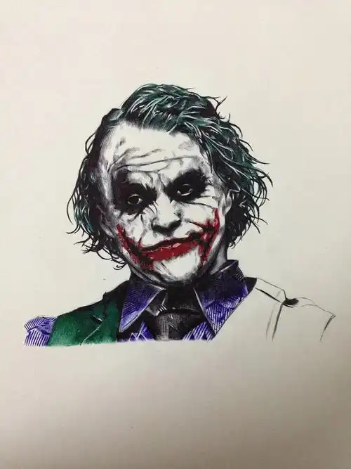 (圆珠笔)黑暗骑士joker