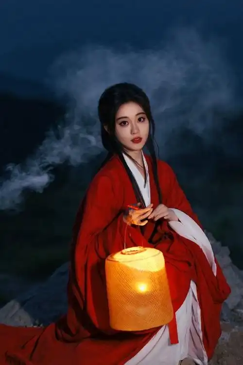 祝绪丹 端午放饭照从天亮拍到日落#  传统节日就是要看美女的古风