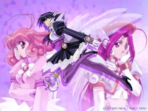 一部魔法少女变身的动漫