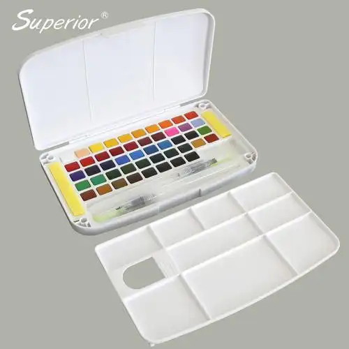 秀普正品固体透明水彩颜料