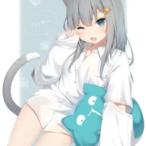 画师甘城なつき作品_猫耳女仆