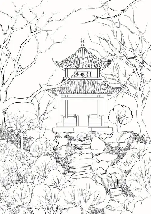 长沙插画系列部分_伊夜冥海-站酷zcool