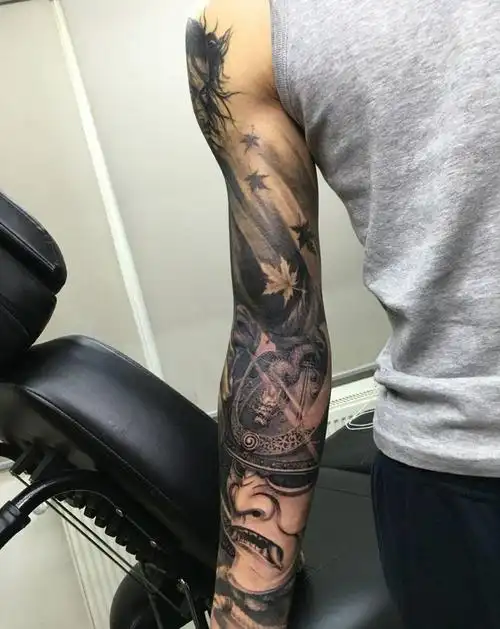 湖南省岳阳市纹身师岳恒的纹身作品集