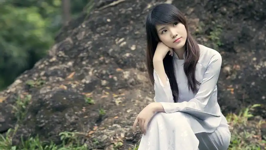 青春活力东方美女写真桌面壁纸 - 1920x1080 壁纸 下载