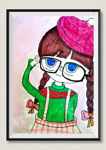 新创艺少儿漫画班秋季作品展