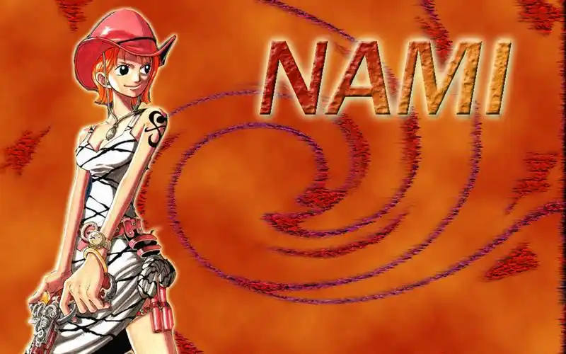 可爱的海贼王女主角娜美桌面壁纸