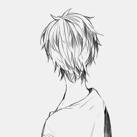 动漫头像世间真情都似假意帅气可爱男孩动漫简笔画头像手绘可爱简笔画