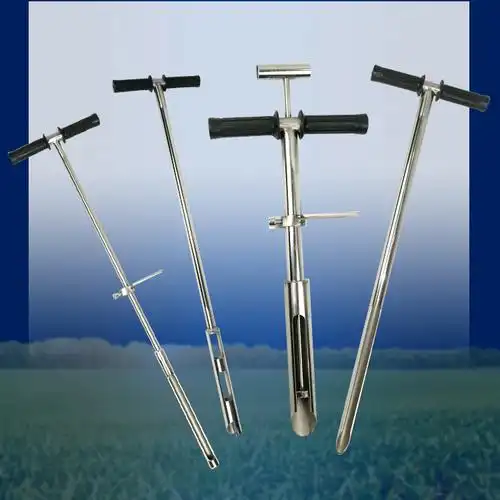 织语304不锈钢取土钻土壤采样器取土器带刻度土钻原状取土钻10m直径