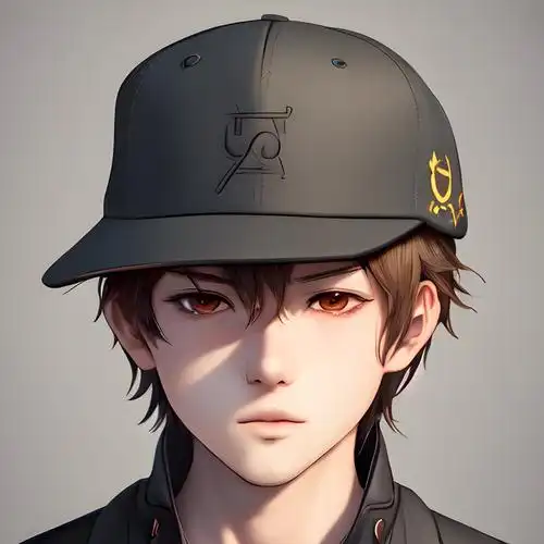 戴帽子的男生头像动漫帅气