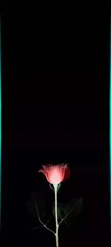 酷炫边缘发光微信聊天壁纸