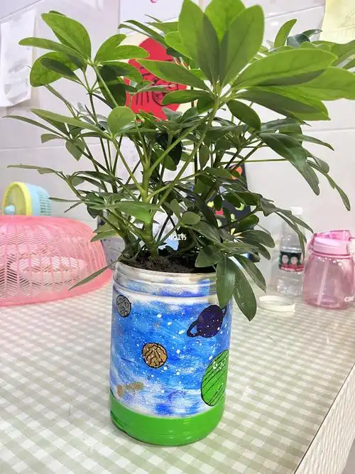 奶粉罐花盆太阳系花盆