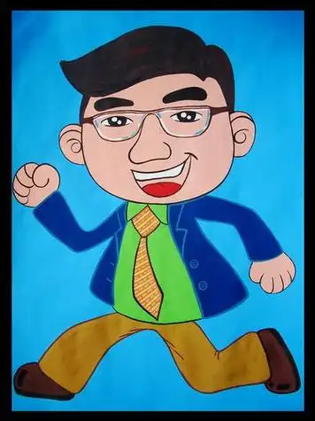 父亲节儿童画:我爱爸爸用简笔画出爸爸的形象父亲节送给爸爸的礼物