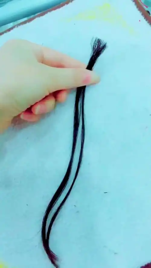 现在流行女生头发编手链男生戴,一缕青丝一缕魂,红锦系发送爱人