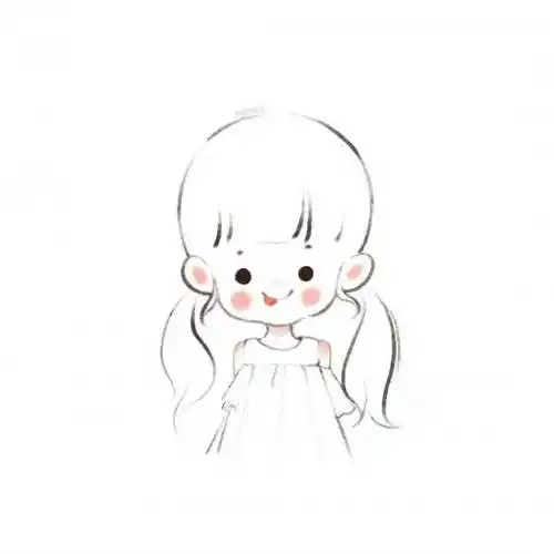 小女孩头像简笔画 小女孩头像简笔画图片大全可爱