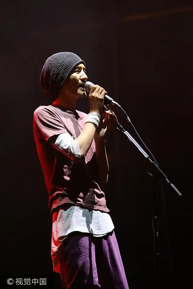 朴树卖力表演.t 图片来源:视觉中国