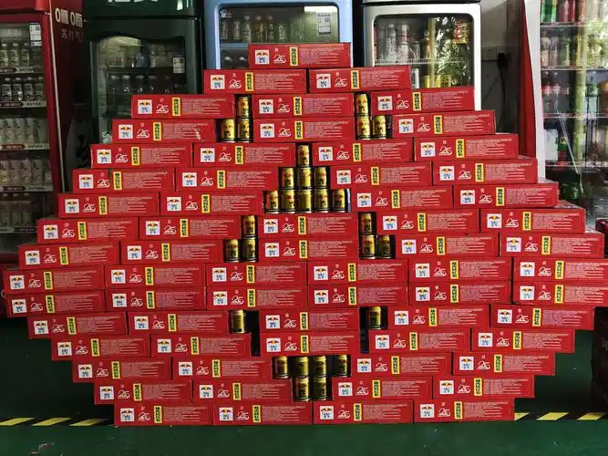 216958个堆头迎新春喜迎开门红中国红牛还是一如既往的牛