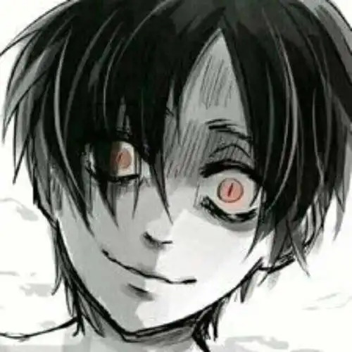 动漫男生眯眼笑头像