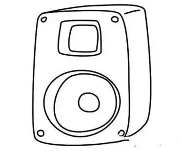儿童音响怎么画_简笔画_ps家园网