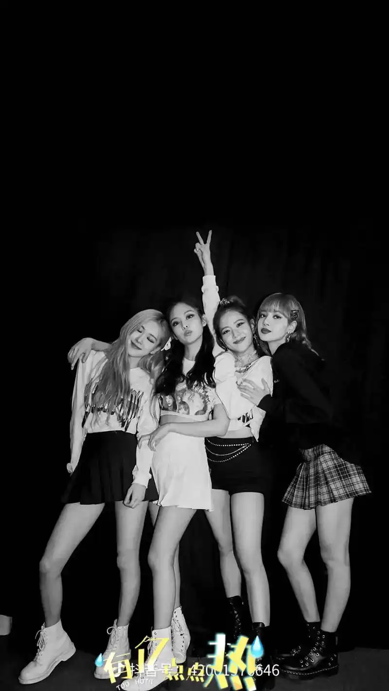blackpink壁纸 她们永远都是四个人的团队. - 抖音