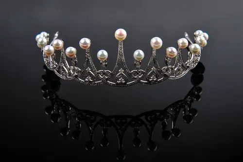 【为爱加冕】18k白金珍珠钻石皇冠(现货)