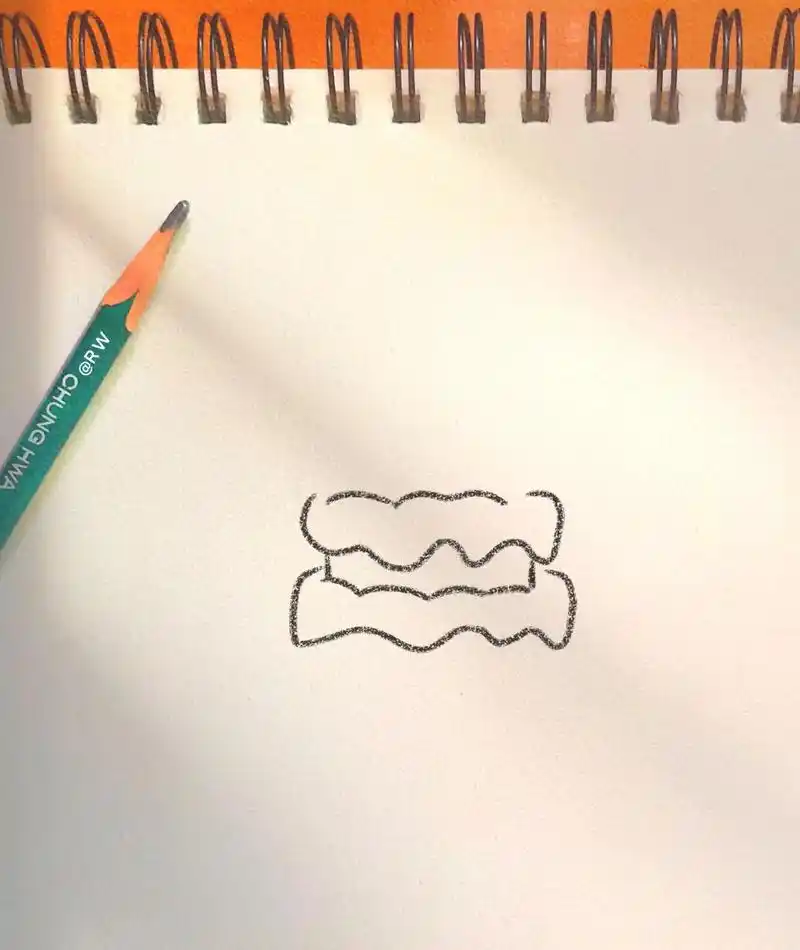 生日蛋糕简笔画过程.#简笔画教程 #绘画过程分享 #一学就会 - 抖音