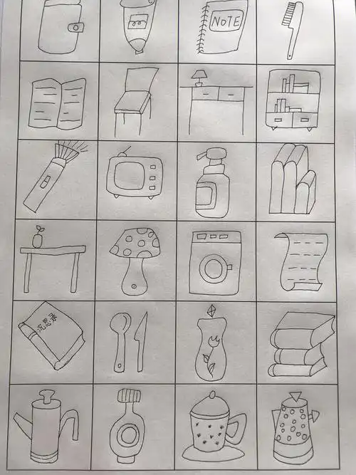 简笔画静物