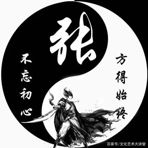 古风简约黑白姓氏头像,一共13张,全部免费送给你