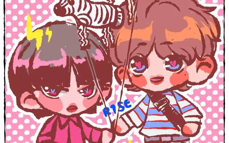 绘画过程r1se周震南翟潇闻同人q版