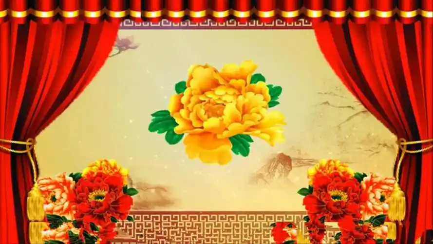 京剧曲牌伴奏.虞美人【电子屏舞台背景】