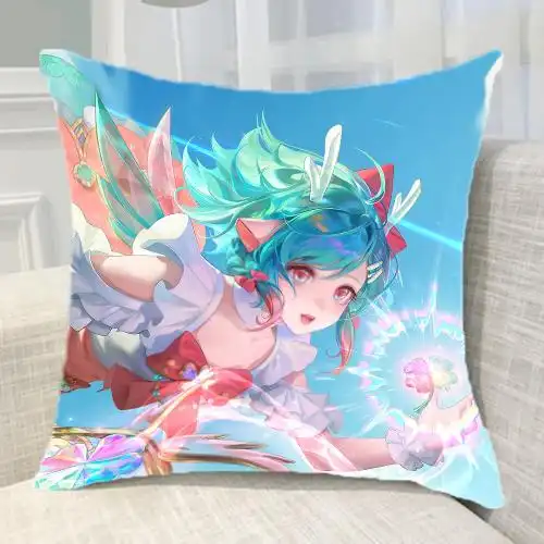 玉兔公主抱枕王者荣耀甄姬百木心枪赵云玉兔公主公孙离抱枕靠垫礼物等