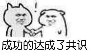 成功的达成了共识!