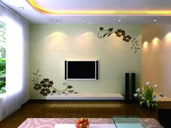 100款硅藻泥电视背景墙效果图2015款客厅电视背景墙装修不再愁