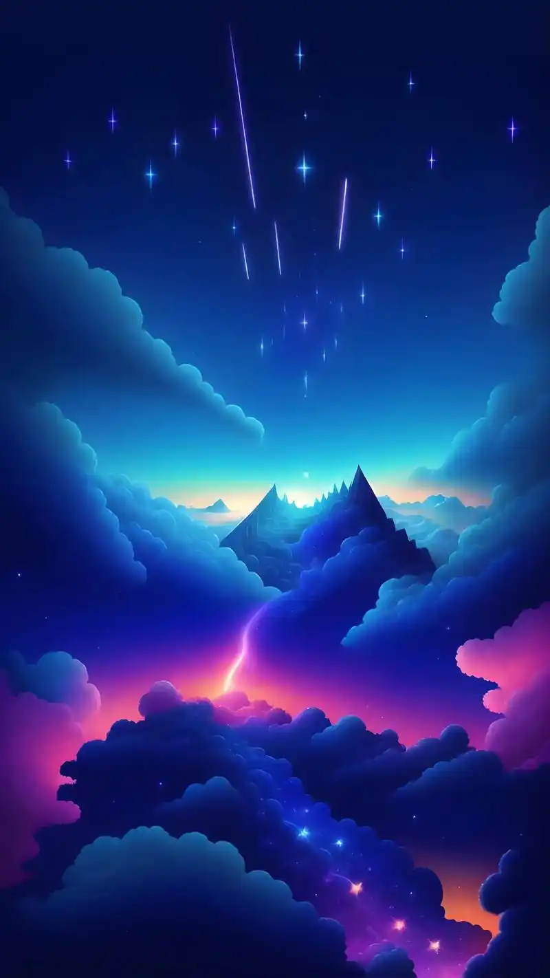 星空如同文艺的画布.展现出无限的想象力和丰富多彩的色彩!#星 - 抖音