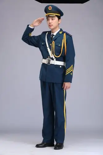 军装礼服国旗班升旗手服装军鼓乐队演出服三军仪仗队成人男女套装