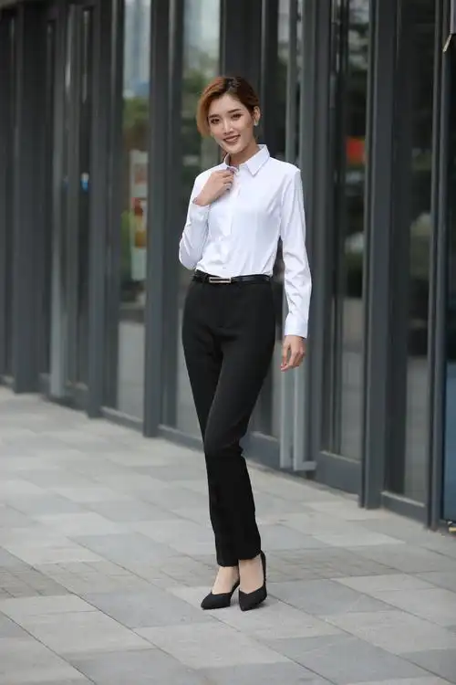 正装裤女裤子女式西装裤小脚修身女西裤显瘦夏女装长裤职业工装