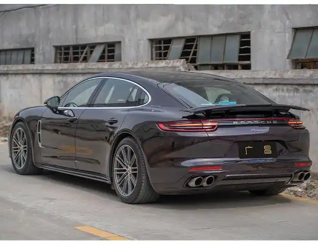 紫水晶金属漆保时捷pananmera改sportdesign包围