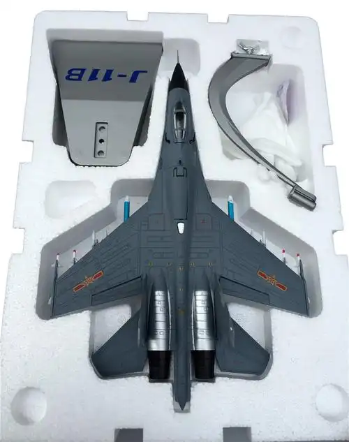1:72歼11b战斗机 j11b飞机模型仿真合金军事模型苏27军事礼品摆件 1