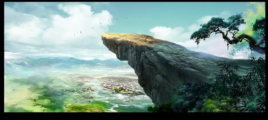 悬崖眺望_九格动漫-站酷zcool