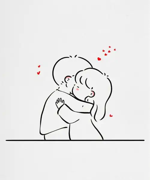 画画  #小情侣的日常  #简笔画教程