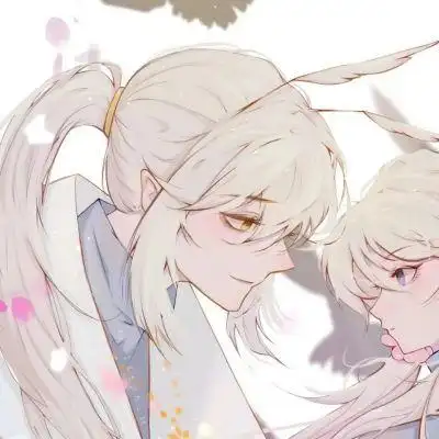 白毛动漫情头_情侣头像_我要个性网