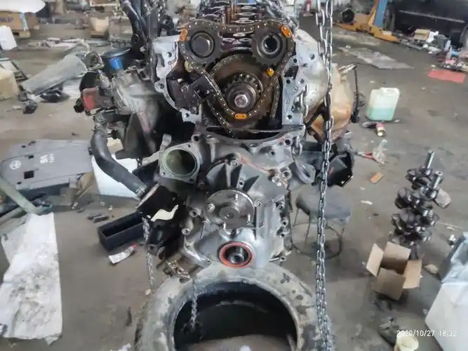 帕拉丁ka24发动机正时对完,凸轮轴链条松的,正_日产_帕拉丁_汽车大师