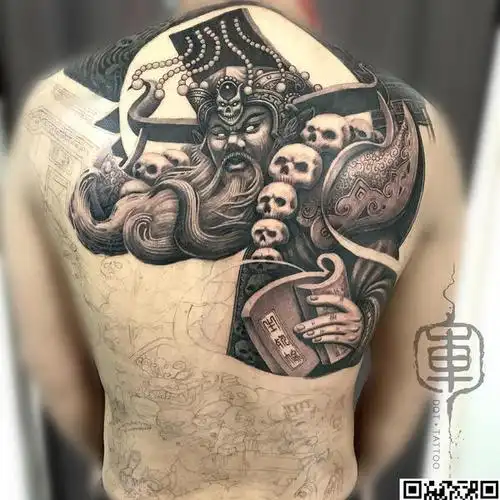 满背阎王 判官_纹身吧社区 - 纹身大咖