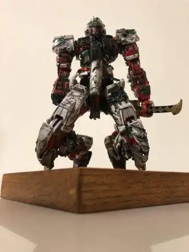 【新手村】很久以前战损的一个mg红异端_模型