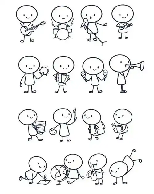 q版人物动态练习