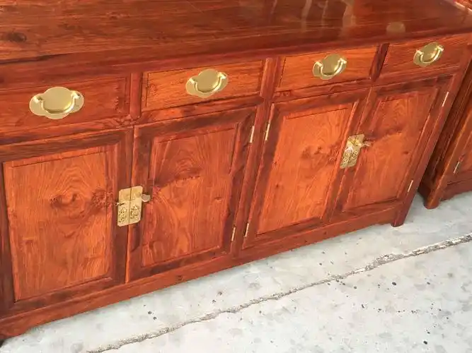 红木家具非洲花梨木餐边柜刺猬紫檀柜子鞋柜独板素实木仿古中式