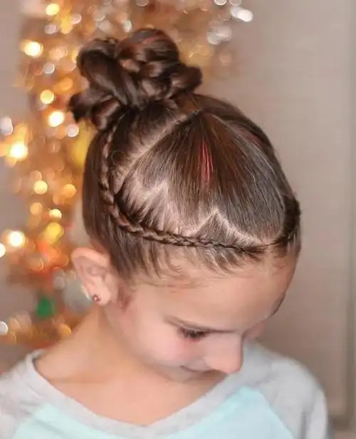 儿童中长发发型扎法(最新款小女孩好看的辫子编发发型)