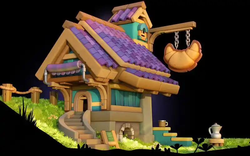 【maya场景建模】超详细的零基础场景房子制作,游戏场景房子建模教程